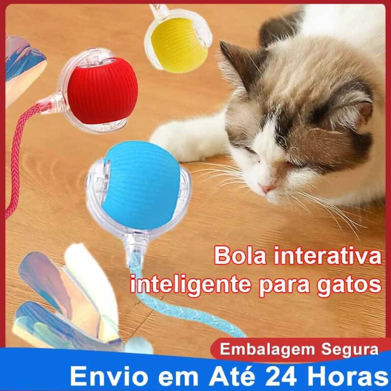 Bola de gato inteligente modelo libélula clicker 