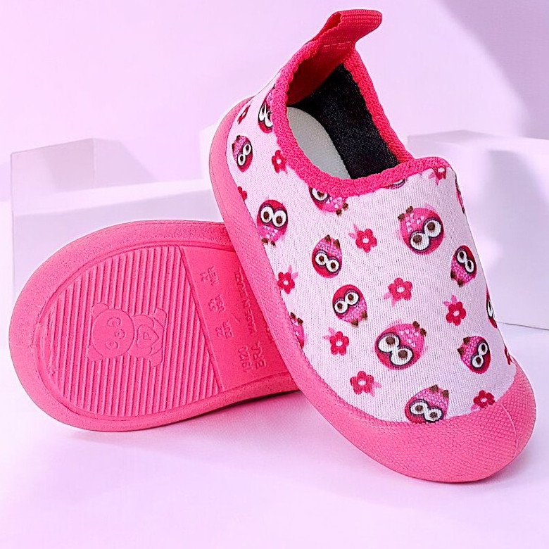 Tênis Infantil Meia Menina Sapatinho Calce Fácil De Bebê Confortável Casual Dia Dia Pandoka