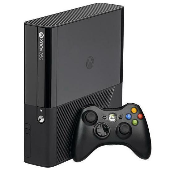 Microsoft Xbox 360 Super Slim 4 GB Preto Usado Com