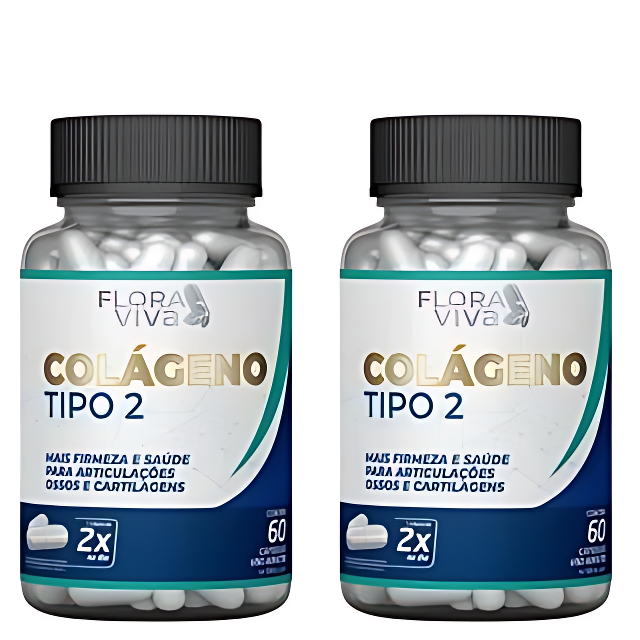 Colágeno Tipo 2 500mg – Flora Viva