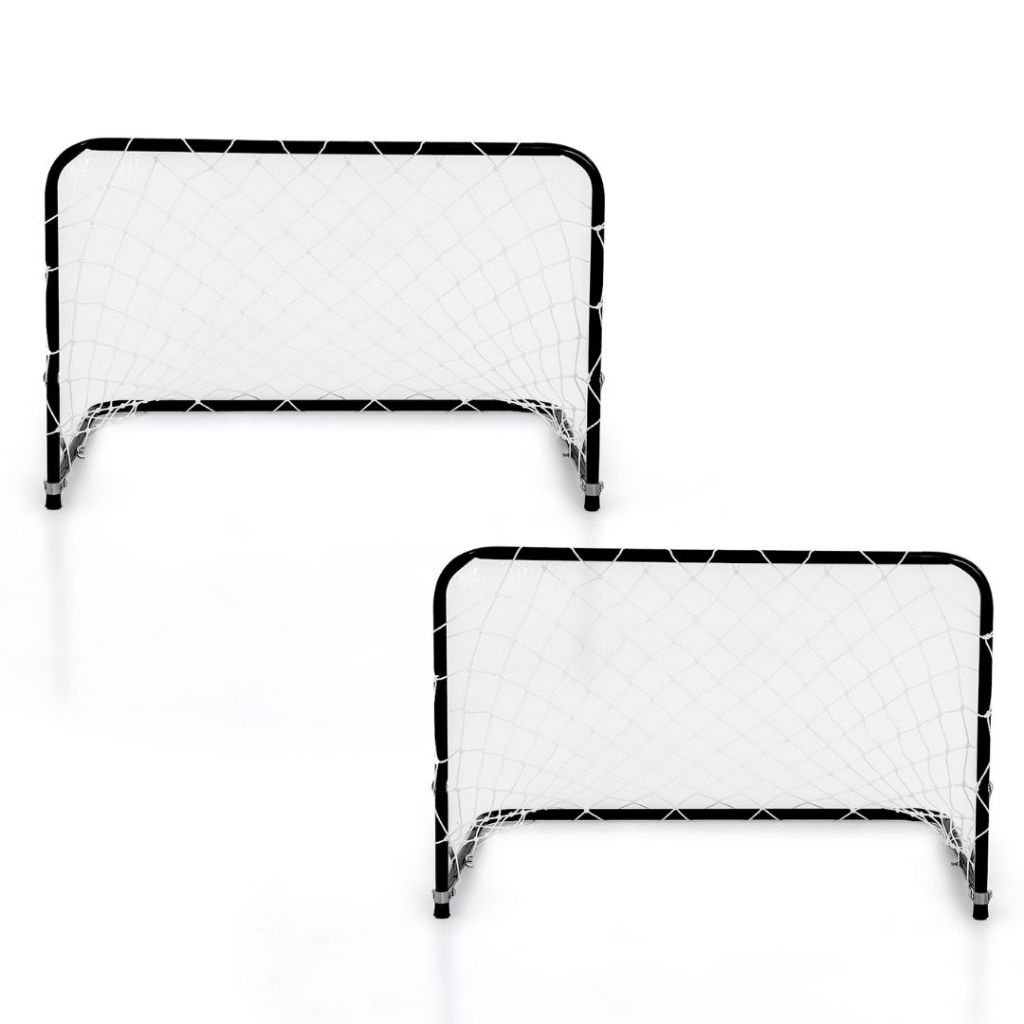 Traves De Gol De Ferro com 2 Golzinho Futebol Grande 83 X 51,5 cm