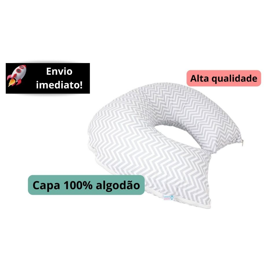 Capa Para Almofada Amamentação Várias Opções De Estampas