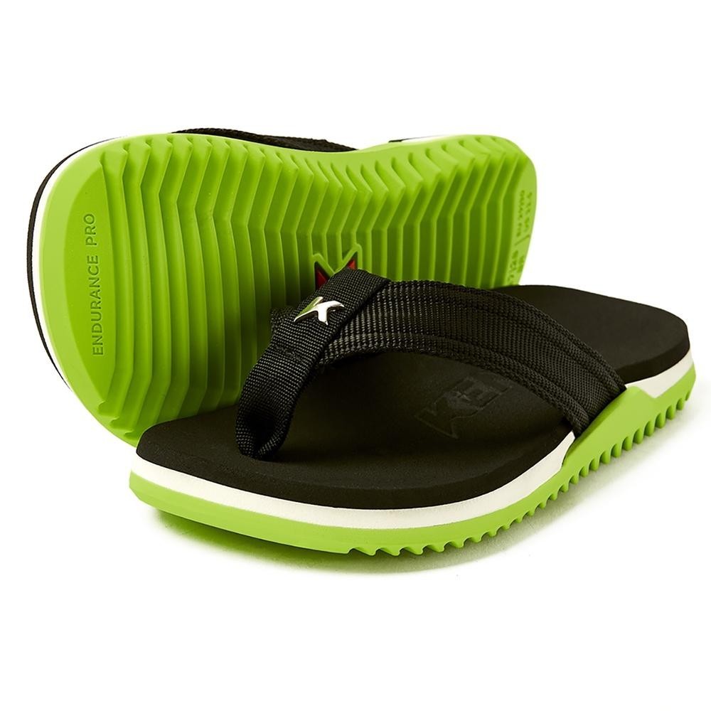 Chinelo Infantil Kenner NK6 Pro Kids – Preto e Verde