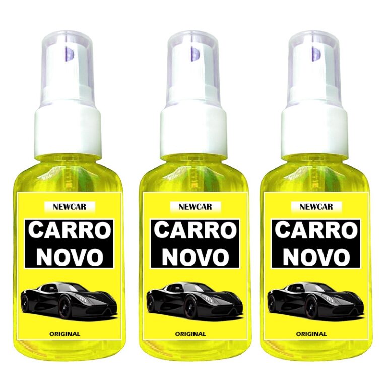 Kit 3 Cheirinho CARRO NOVO Spray Automotivo para C