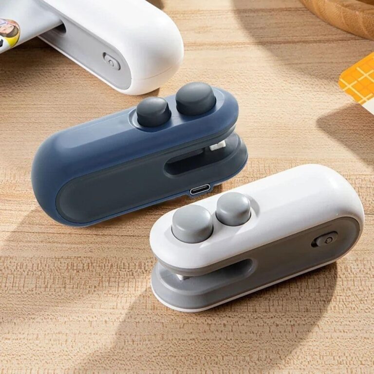 Mini Selador Portátil De Saco 2 Em 1 Magnético D