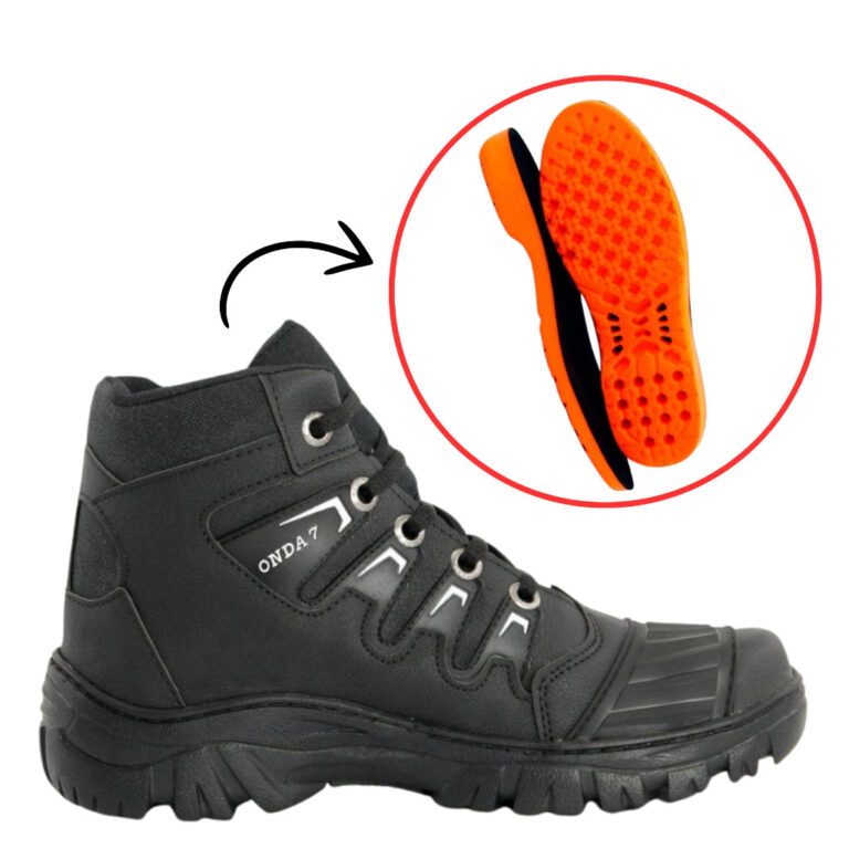 Bota Motoqueiro Masculino Coturno Barata Motocicli