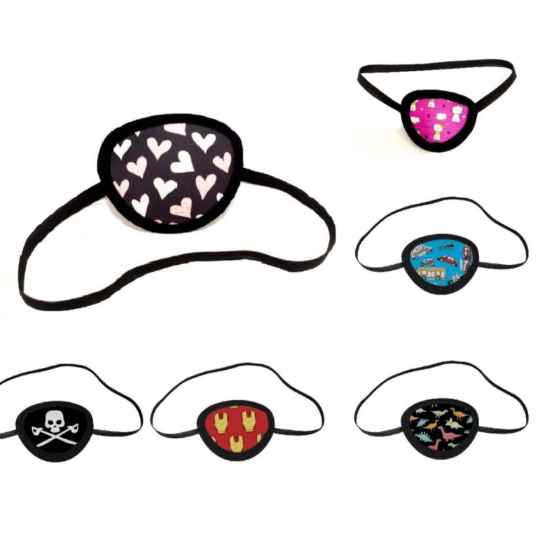 Tapa Olho Pirata Neoprene Oclusor Estrabismo Ambli