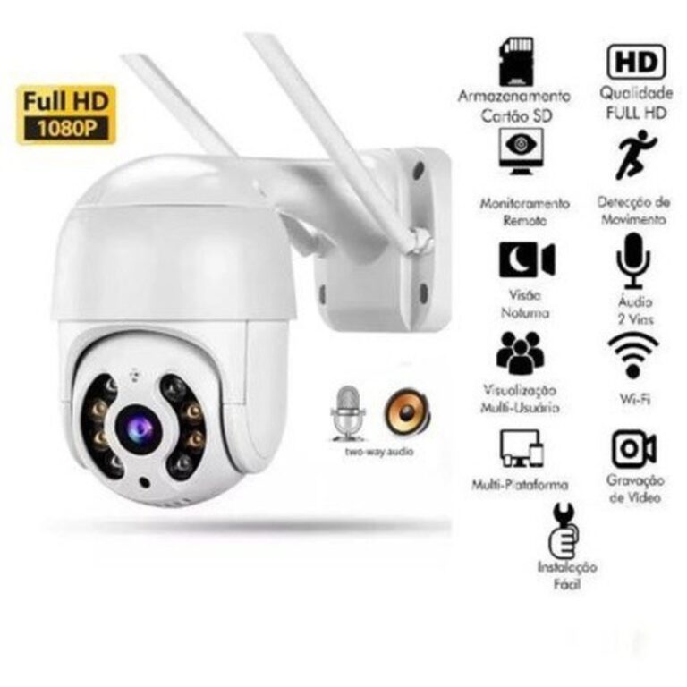 CAMERA DE SEGURANÇA SMART WIFI FULL HD – A8