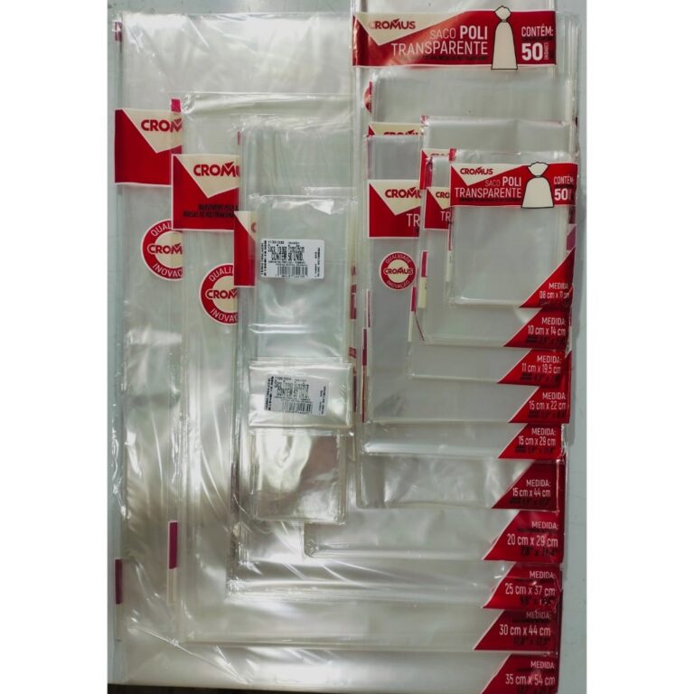 Saco de Celofane Transparente Cromus Para Presente