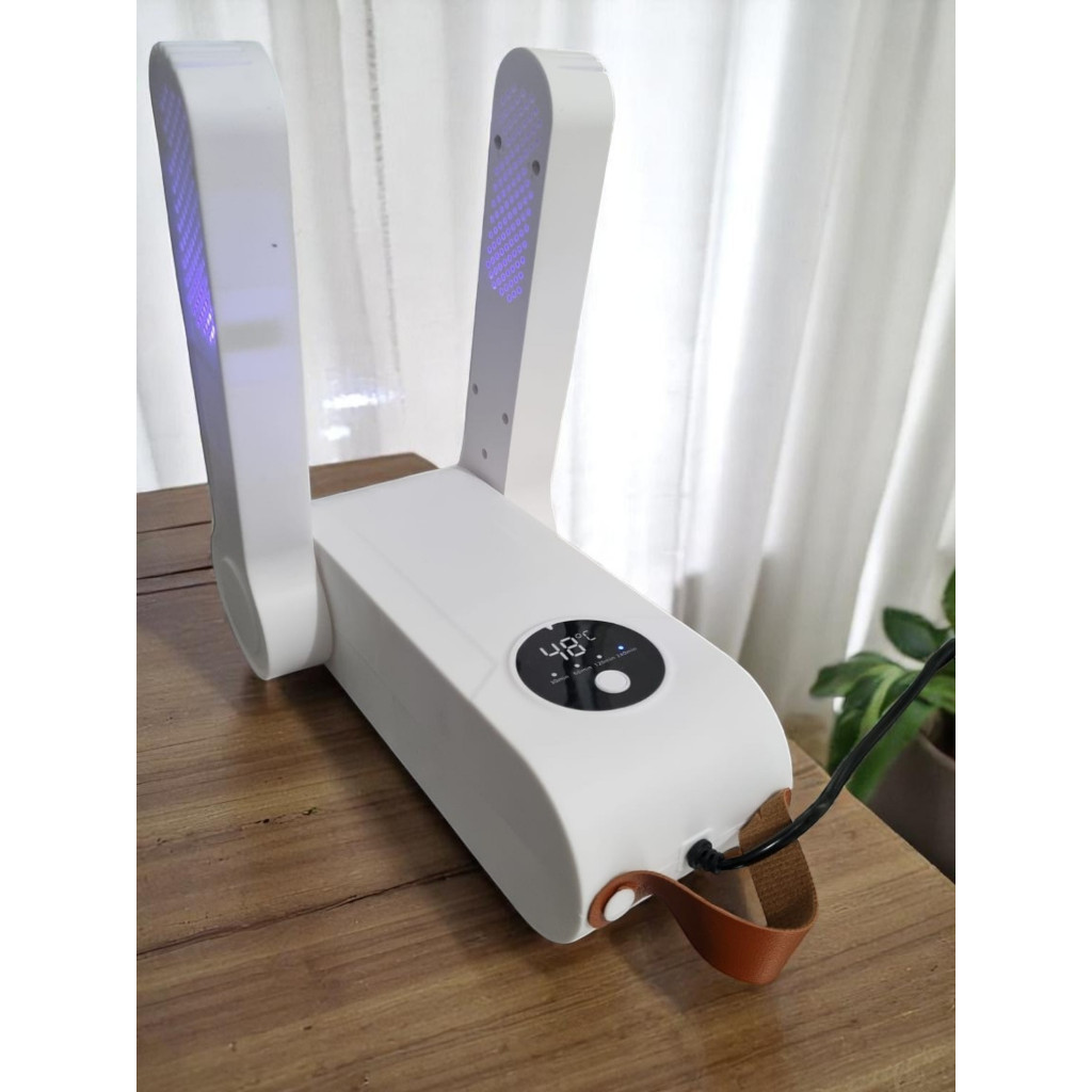 Secador de Sapatos Portátil Elétrico 4 Modos de Temporizador de Ar Apartamento Academia Esporte Têni