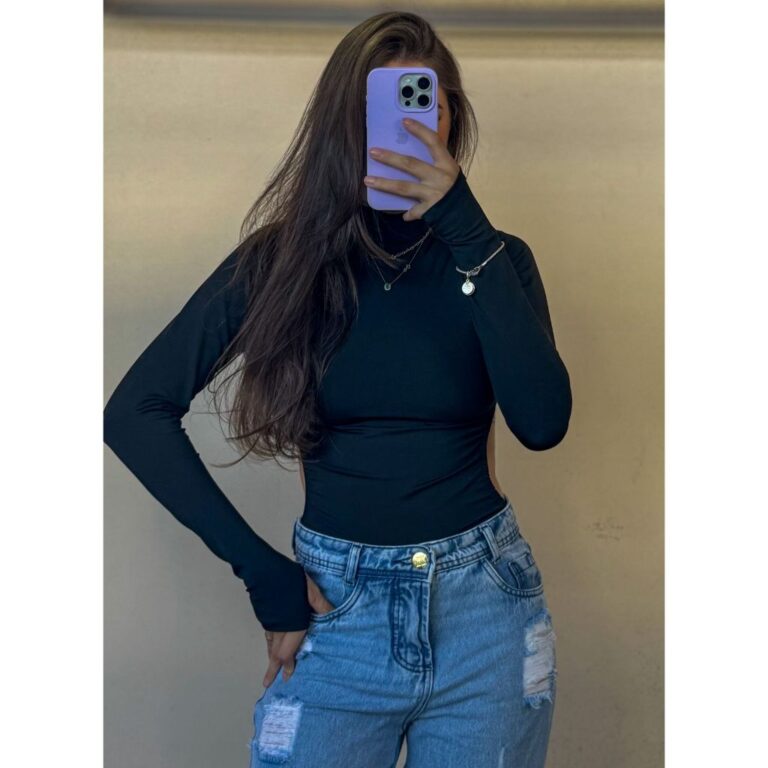 BoryBody feminino gringo manga luva costa cavada m