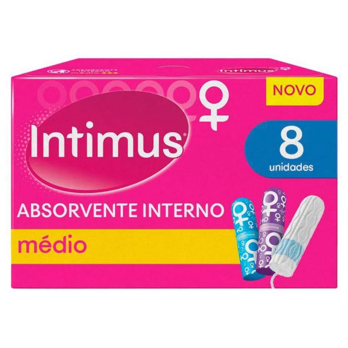 OB -Intimus Absorvente Interno 8 Unidades Médio