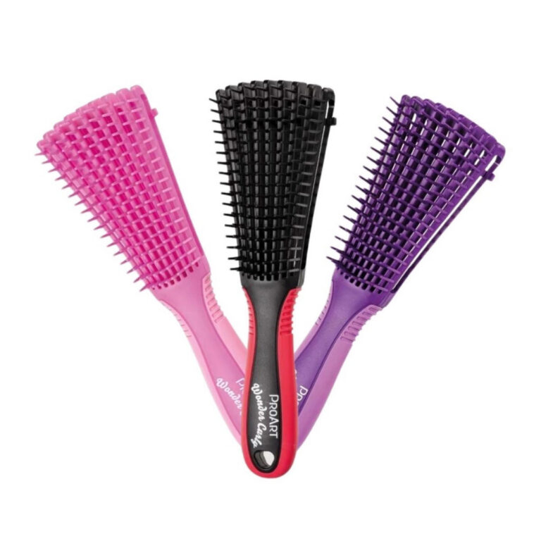 Escova Polvo Wonder Curly Profissional Cabo Antide