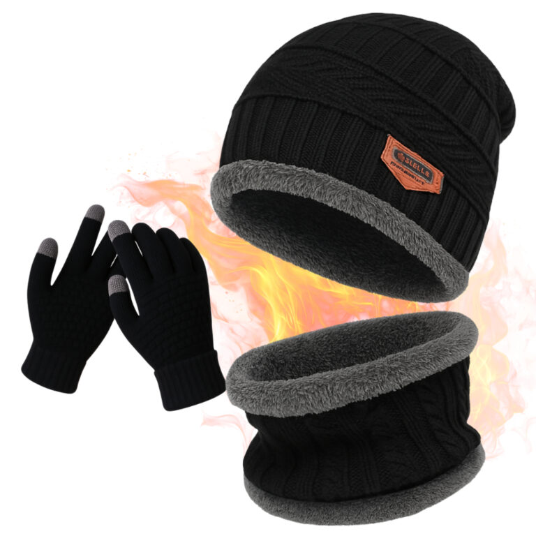 Kit Inverno Completo | Luva Touch + Touca Forrada 
