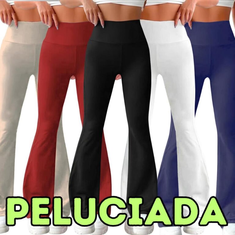 Flare Calça Flanelada Peluciada Suplex Boca de Si
