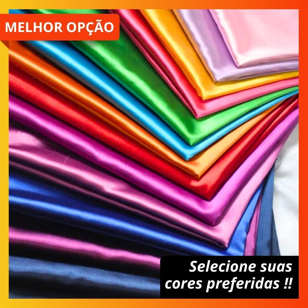 10 Metros Tecido Cetim Charmousse 1,50M Largura Cetim Liso – Melhor Qualidade e Preço Aqui