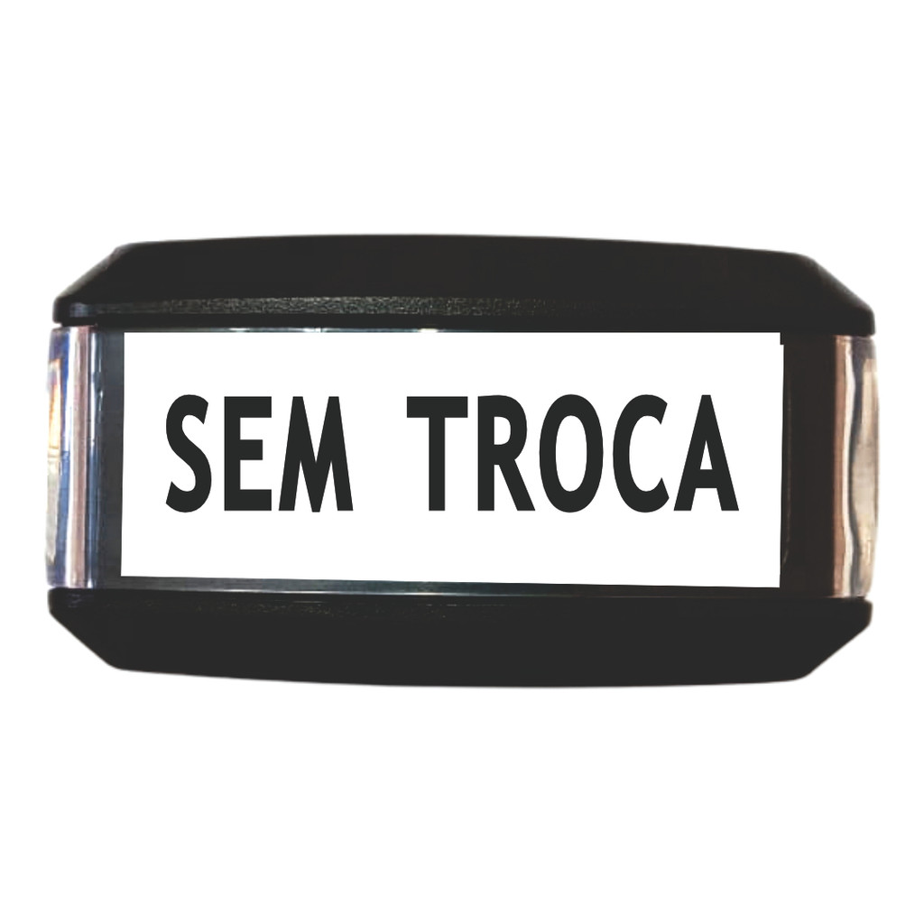 Carimbo Automatico Autoentintado Sem Troca 14x38mm