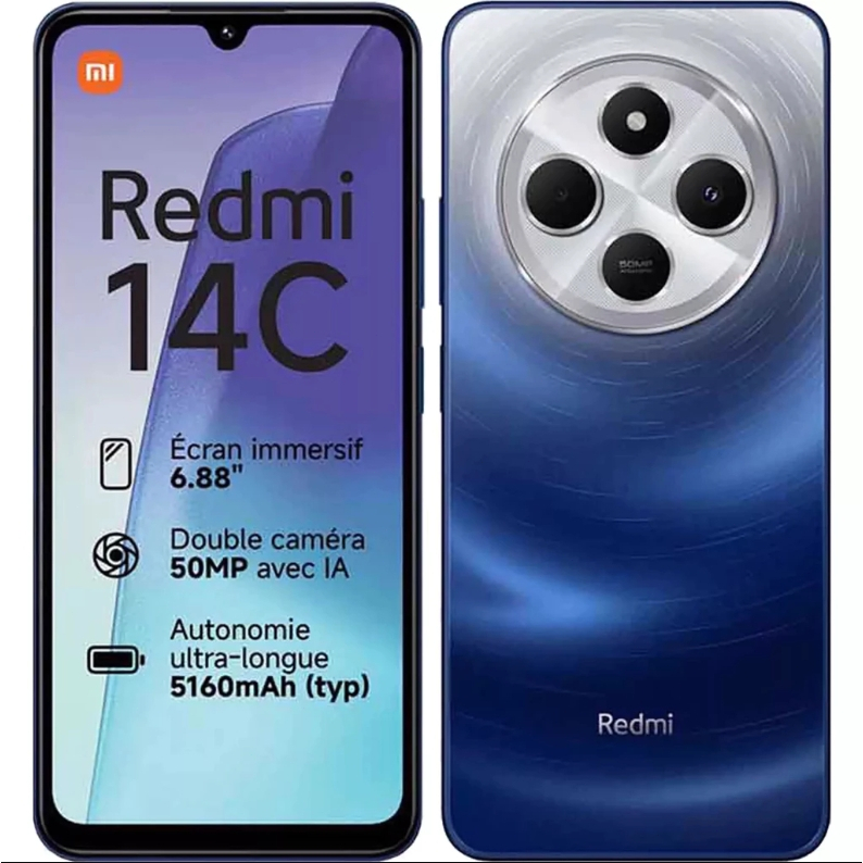 Celular Xiaomi Redmi 14C 8GB/256GB Smartphone NFC Original Global Lacrado Tela 6,88