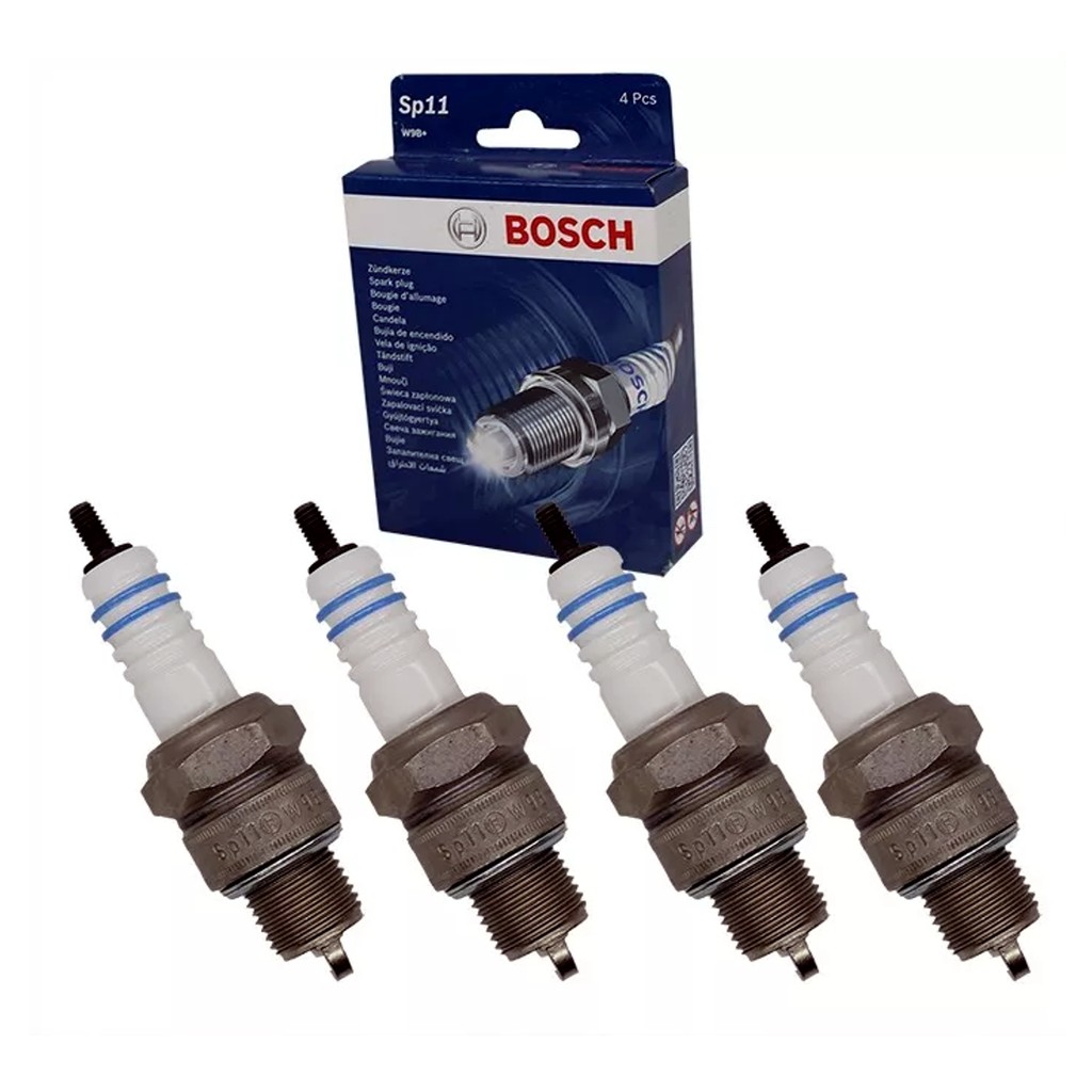 Jogo de Velas Original Bosch Brasilia Fusca Kombi e Variant a Ar