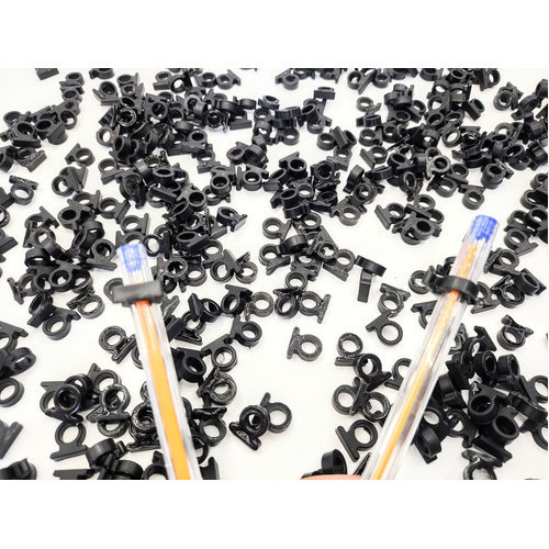 Adaptador Emborrachado Preto Caneta Lápis Enfeite