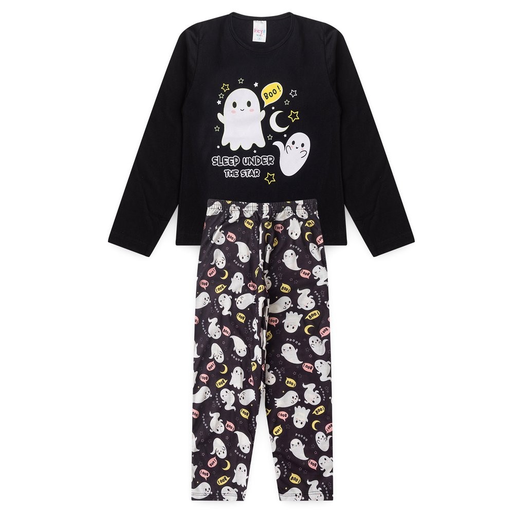 Pijama Infantil Feminino Inverno Boo