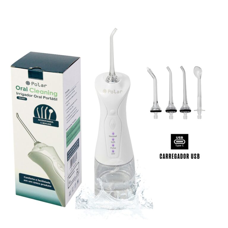 Irrigador Oral Portátil  Recarregável  Limpeza B