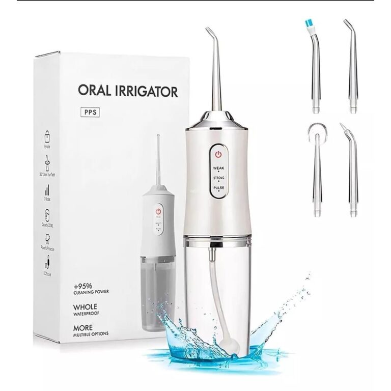 Irrigador Oral Portátil Jato De Água Recarregáv