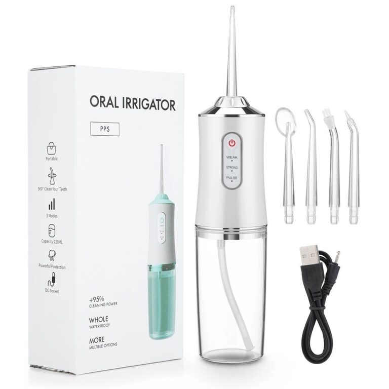 Irrigador Oral Jato de Água Branco Dental Recarre