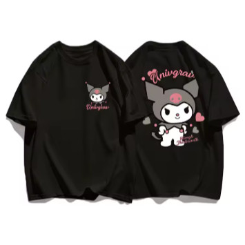 Camiseta   Kuromi  Adulto/Infantil Lançamento Cam