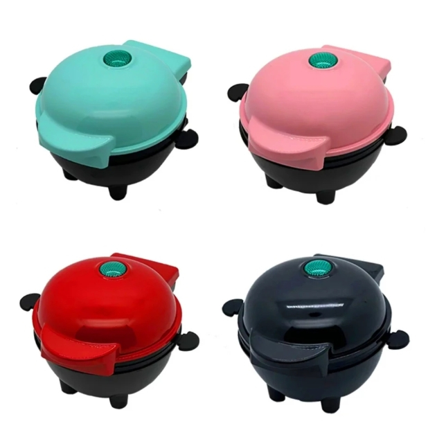 Mini Máquina Elétrica para Assar Bolos Antiadere