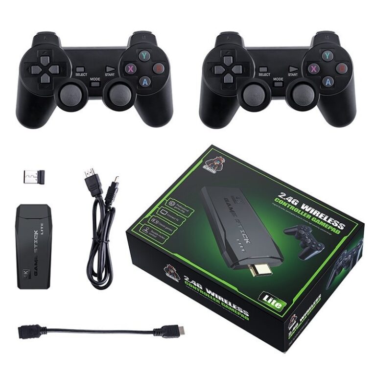 Videogame Stick 4k 10mil Jogos Retro Antigo 2 Cont