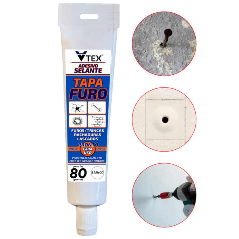 TAPA FURO Trinca Buraco Parede Fácil e Rápido 80