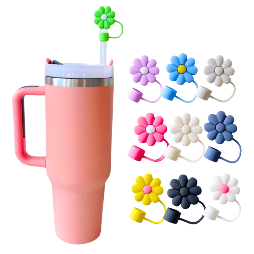 KIT COM 2 CAPA TAMPA PROTETORA DE SILICONE PARA CANUDO PROTEÇÃO ANTI POEIRA – ALEATÓRIO