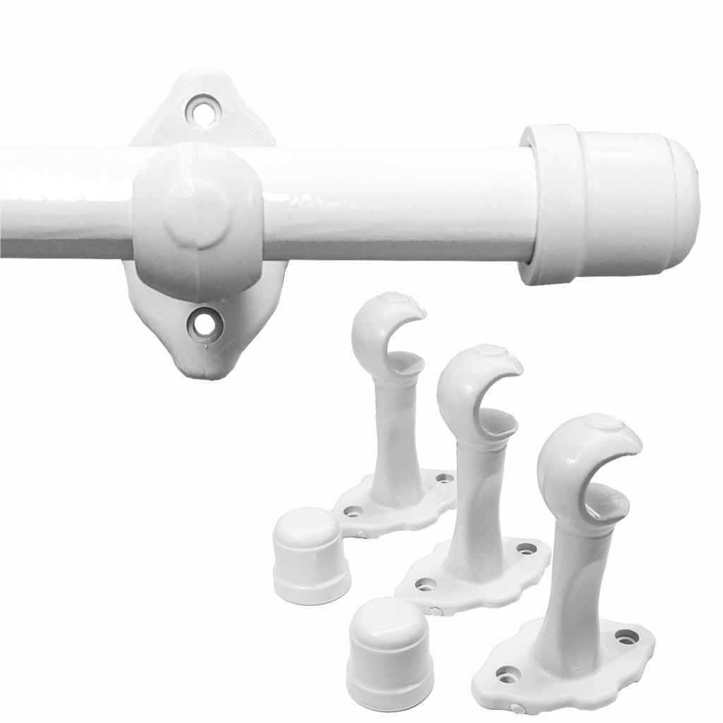 Envio Full Varão de cortina de Madeira 2,0 metros 19mm (fino) – Bastão de cortina