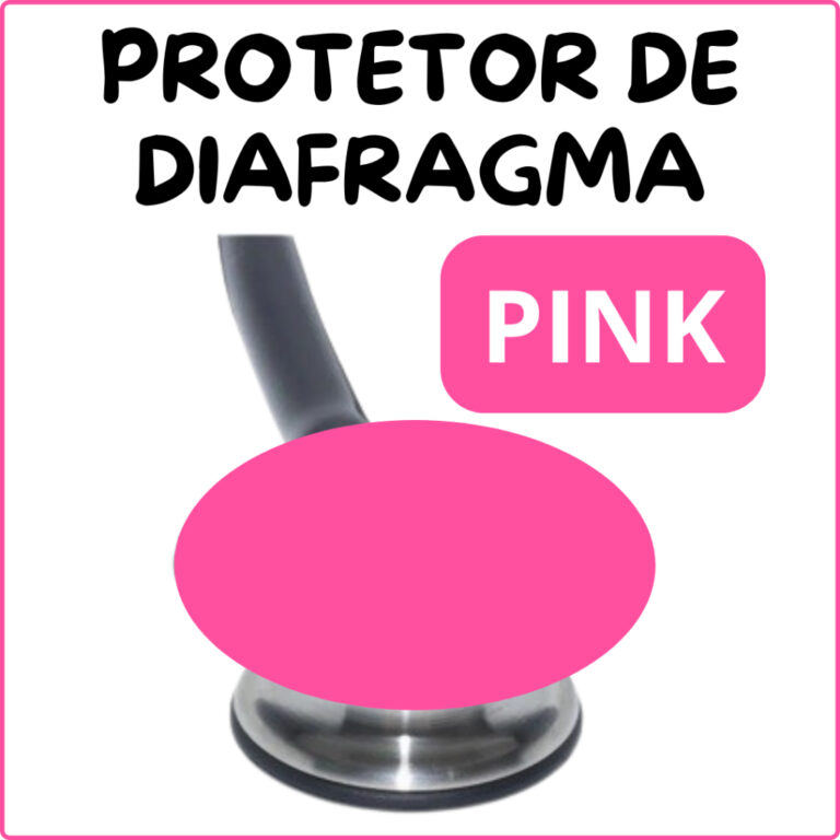 Protetor de diafragma PINK para estetoscópio