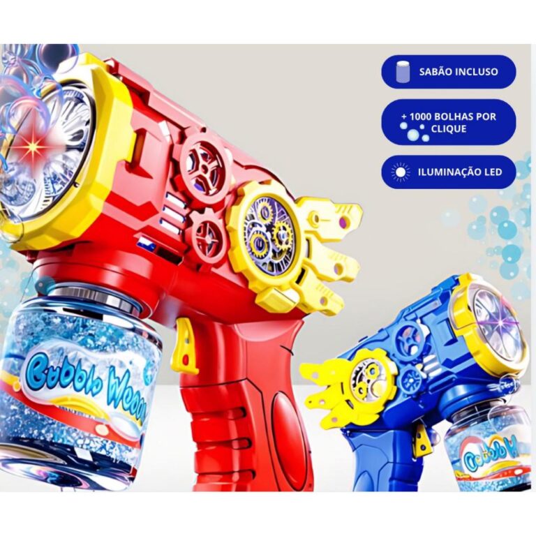 Máquina Lança Bolha De Sabão, Automática, Colo