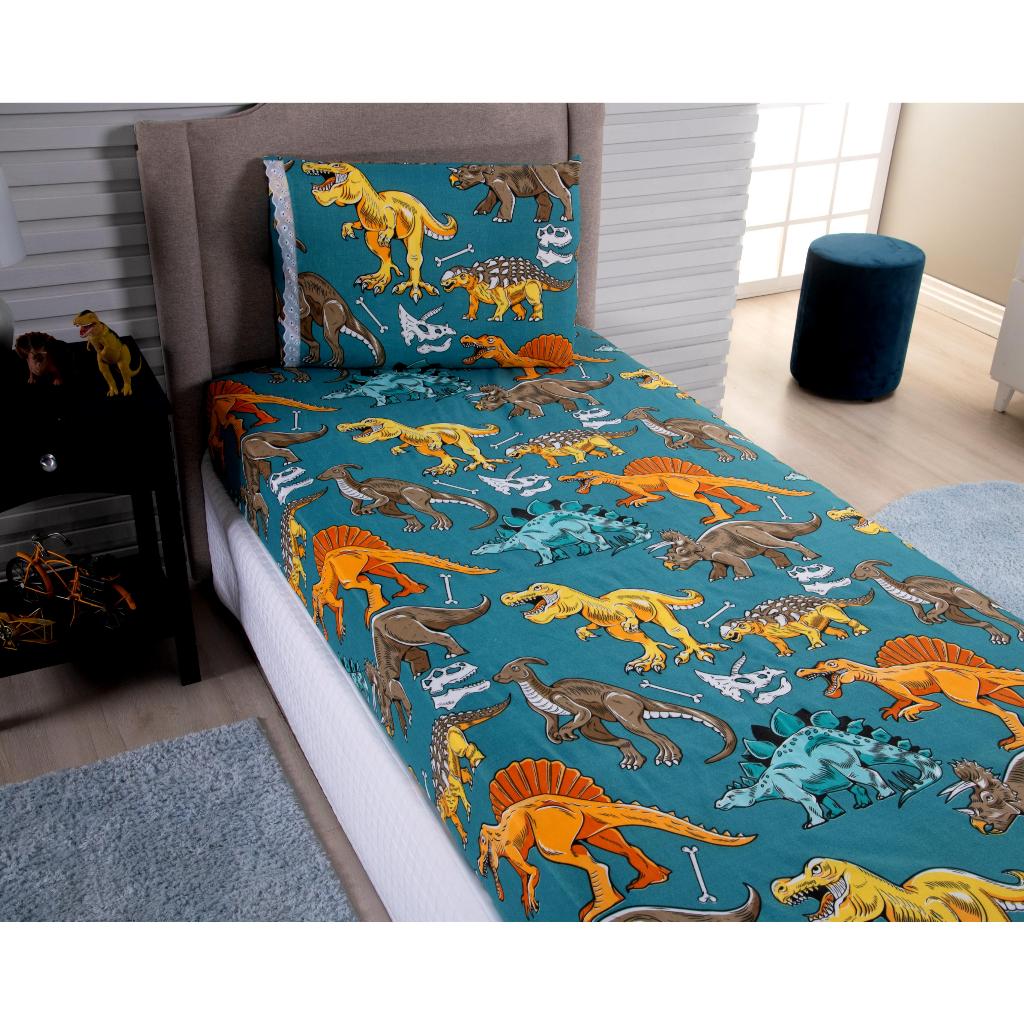 Jogo De Lençol Solteiro 02 Peças Infantil Estampas Variadas Criança