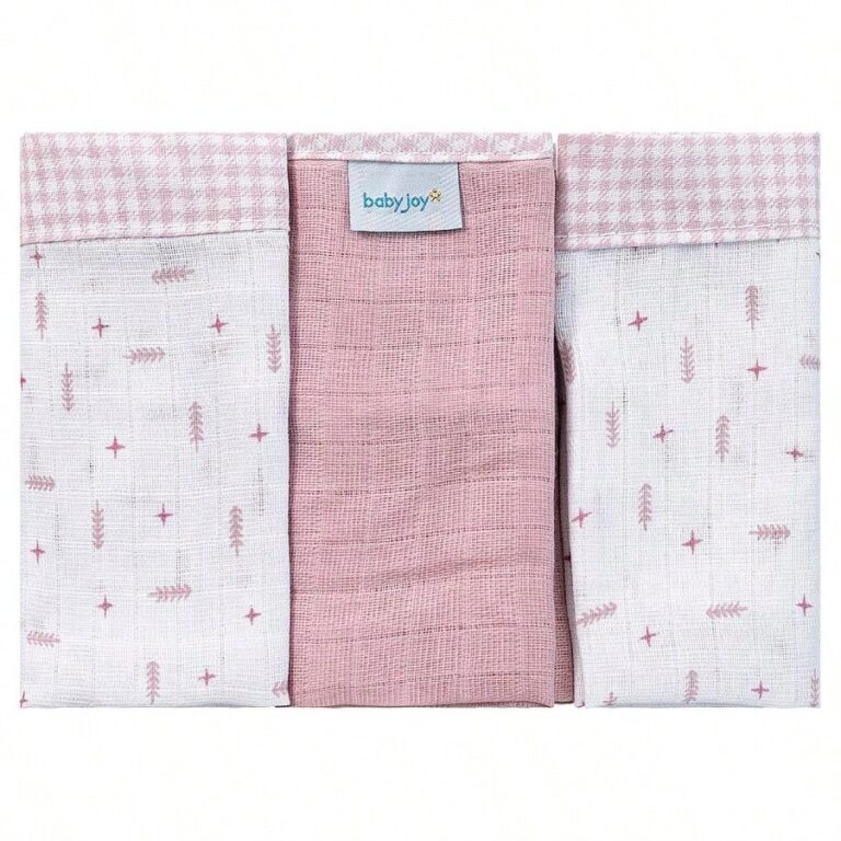 Pano de Boca para Bebê 03 Unidades Baby Joy Clás