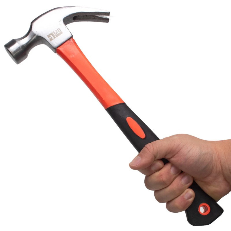 Martelo Unha Profissional Com Cabo Emborrachado Cabeça 27mm/34mm  PortátilW-15