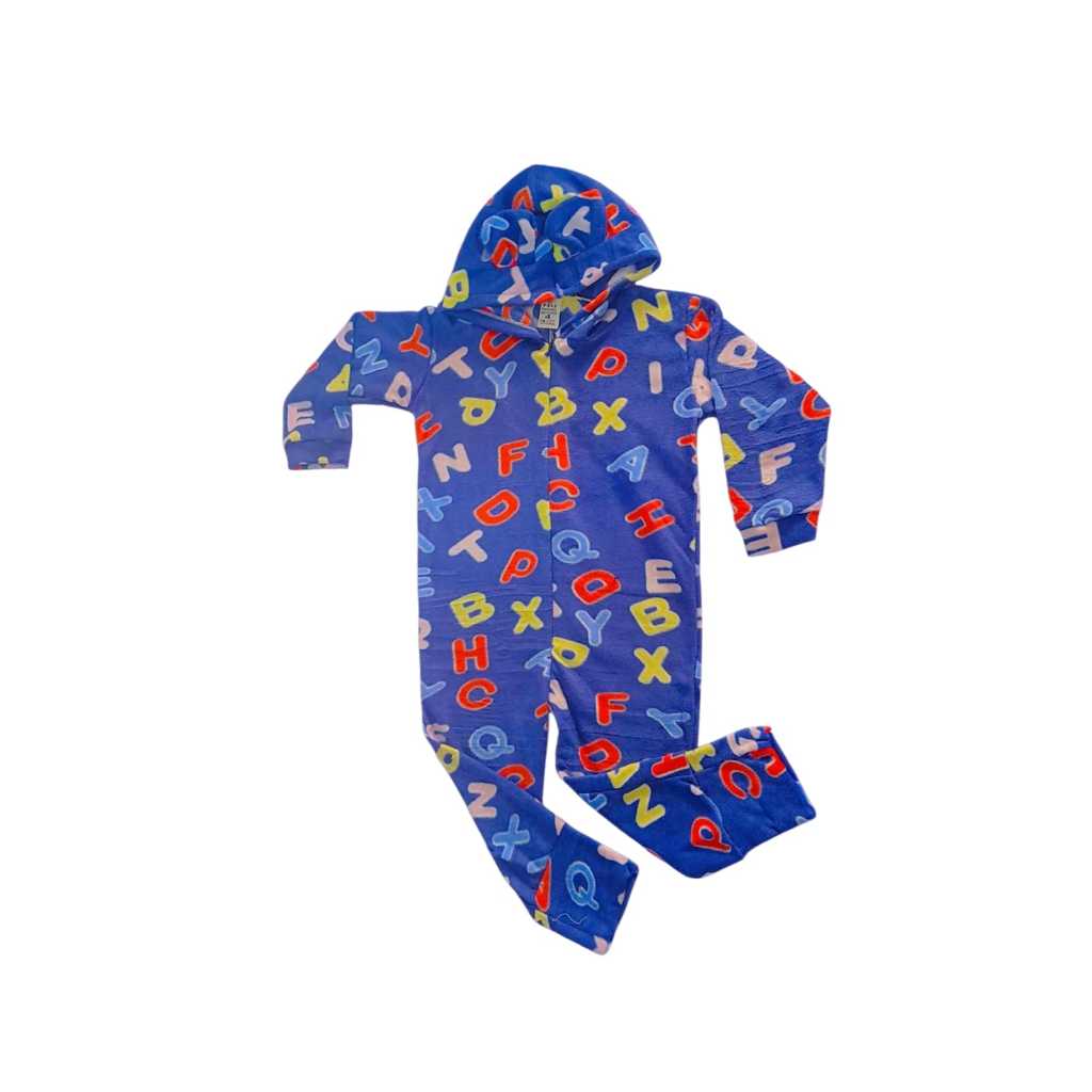 Macação de Soft Infantil com Capuz com Orelhinhas 4,6,8,10