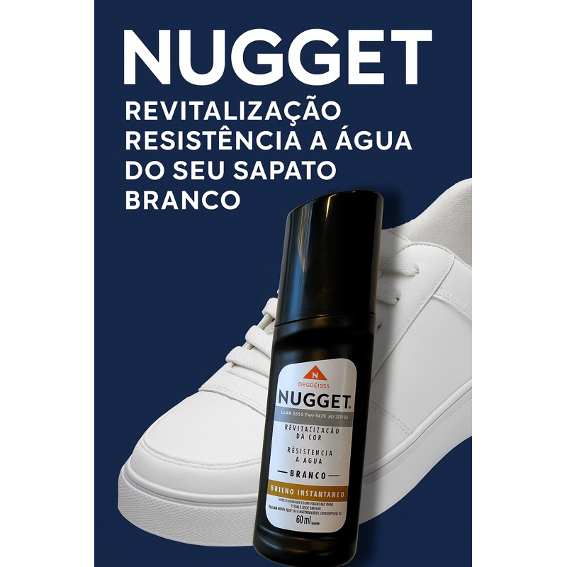 Graxa líquida nugget branca , Preta , Marrom revitalizante 60ml