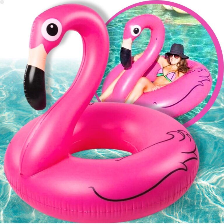 Boia inflável Flamingo Grande 90 e 120cm Para Pis
