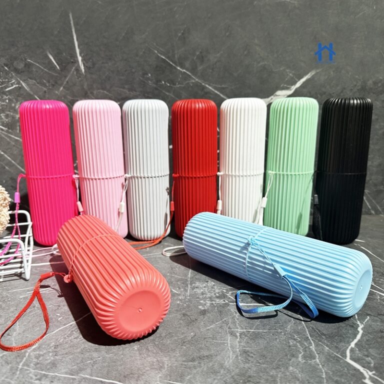 Estojo Porta Escova e Pasta Dental Plástico Multi