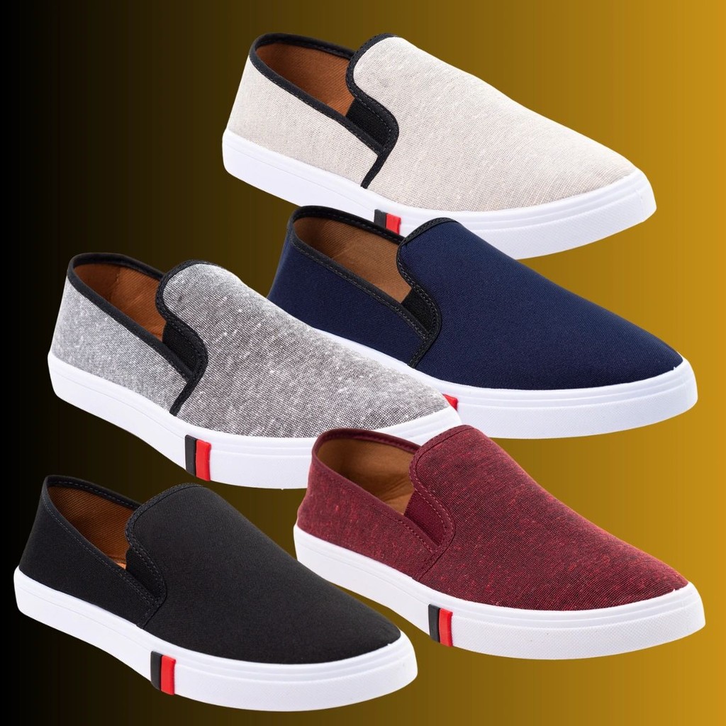 Tênis Masculino Casual Iate Calce Fácil Sem Cadarço Original Promoção