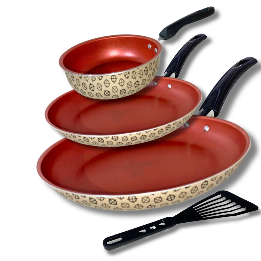 Jogo De Frigideira Rotoprint Antiaderente 3 Peças