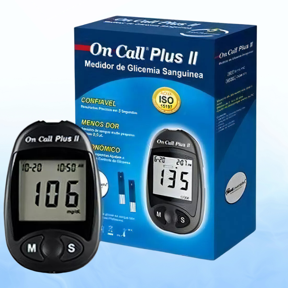 Medidor De Glicemia Glicose Glicosímetro – On Call Plus II