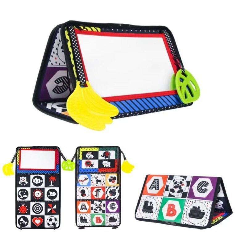 Brinquedos Para Bebês Espelho De Piso Duplo Alto 