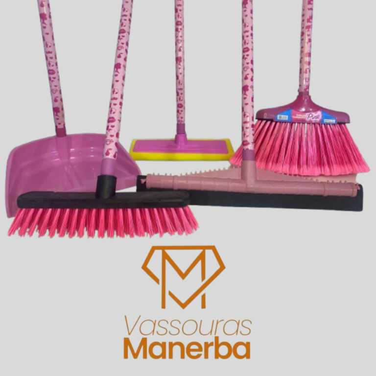 KIT DE LIMPEZA TUDO PINK COM LAVA AZULEJO E ESFREG