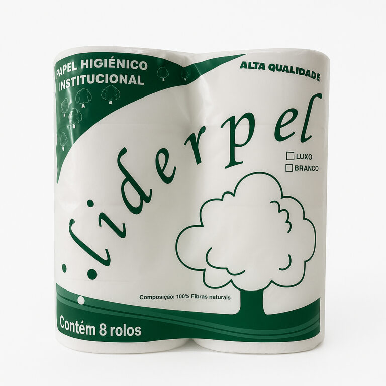 Papel Higiênico C/8 Rolão 300Mts Liderpel Instit