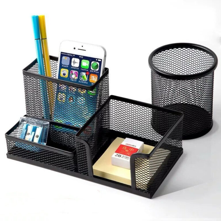 Organizador de Mesa Metal Aramado Para Escritório